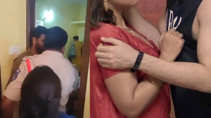 दरवाजा बंद करून अहोची गर्लफ्रेंडसोबत करामत, पत्नीने असं काही केलं की पळायलाच लागला…