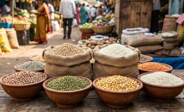 ज्वारी तांदळासह डाळींच्या दरात वाढ